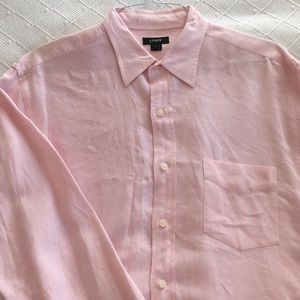J Crew 100% Linen Buttondown Shirt - Like New